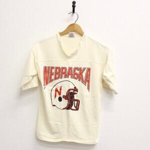 Vintage University of Nebraska Huskers Football T Shirt Small
